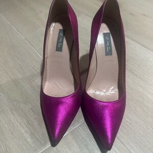SJP by Sarah Jessica Parker Fuchsia Satin Heels